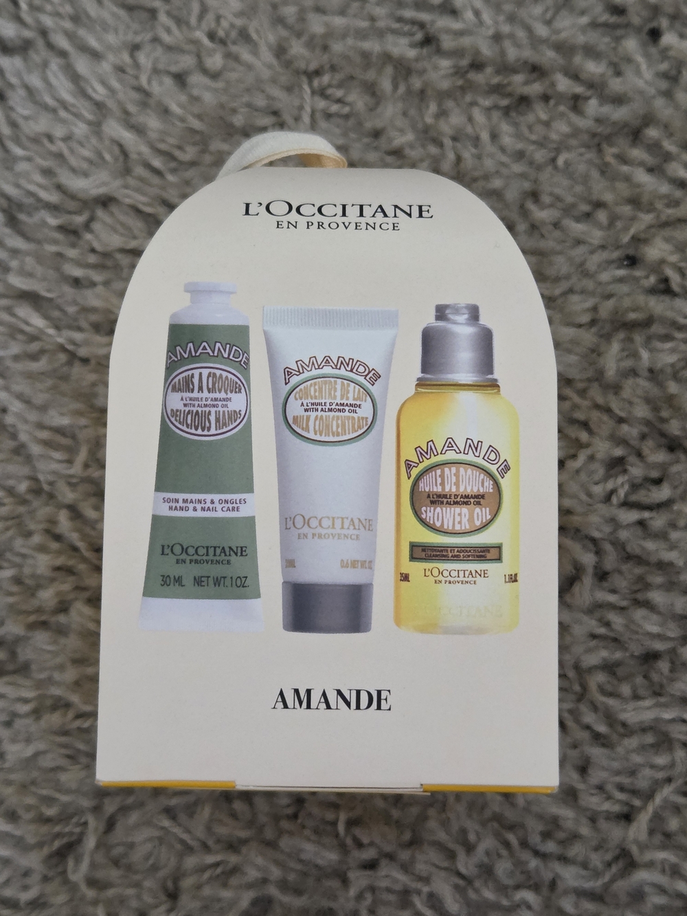 L'OCCITANE Amande Trio Gift Set - Green, Cream & Yellow